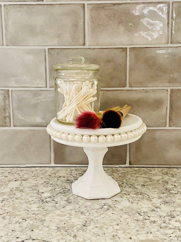 Dollar Tree Farmhouse Pearl Stand