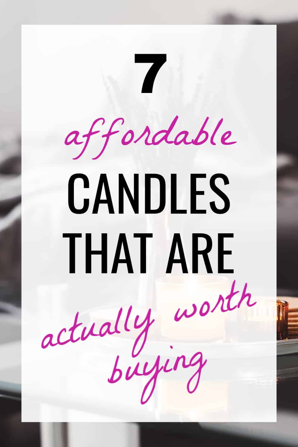 best cheap candles on amazon