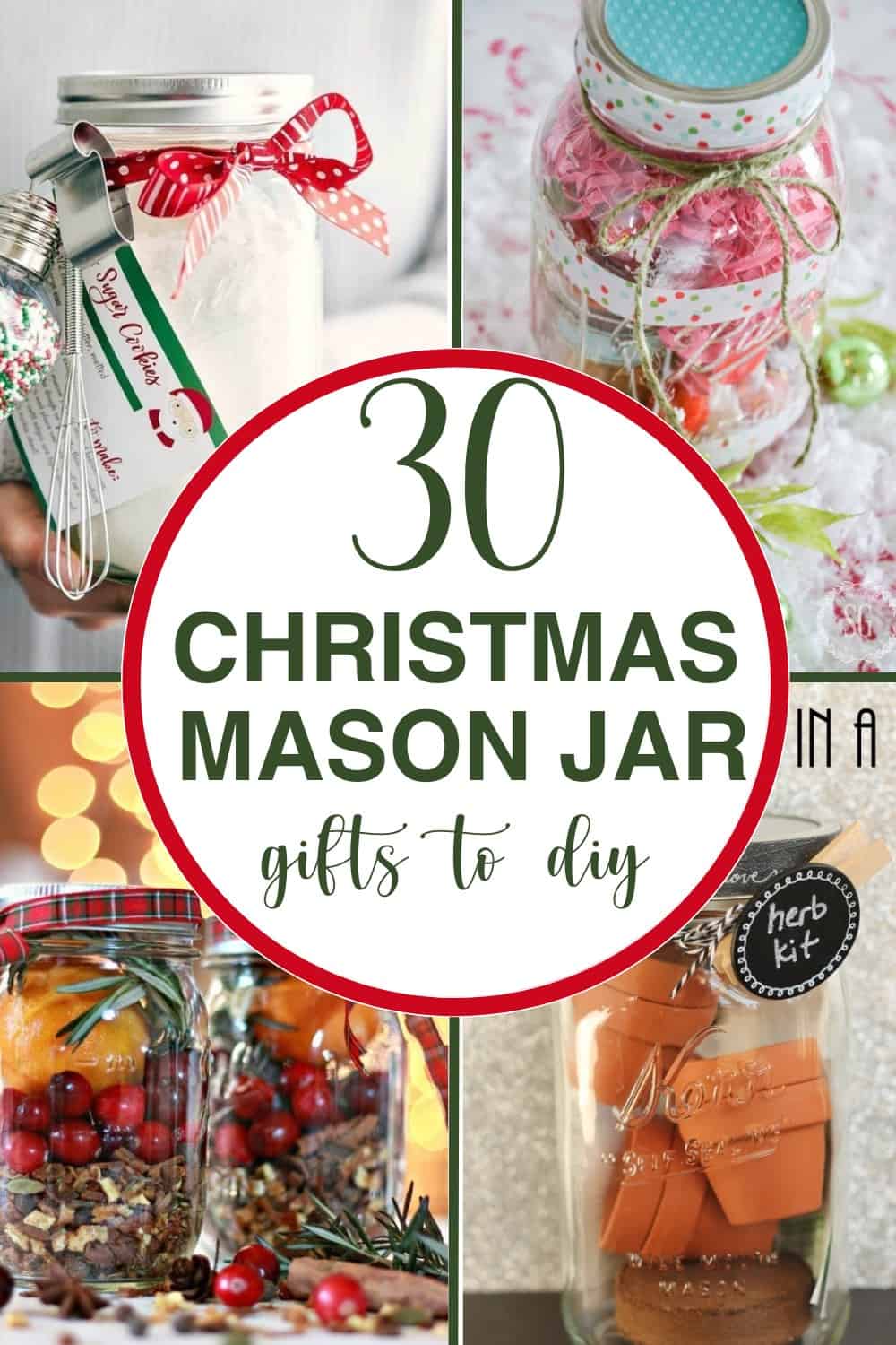 Fun and Festive Mason Jar Gift Ideas For Christmas | Tiny Tree Decor