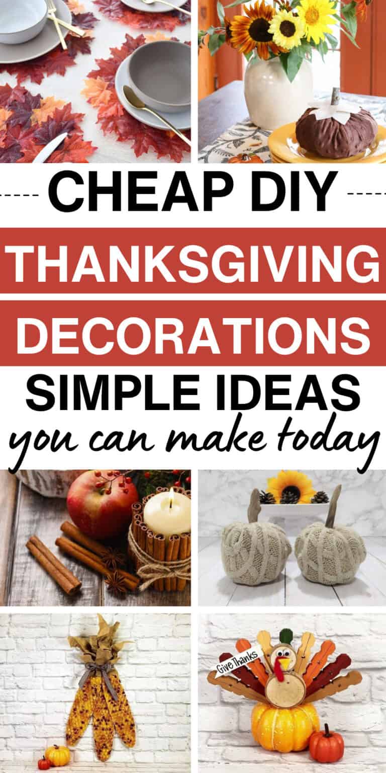 25 Cheap DIY Thanksgiving Decorations | Tiny Tree Decor