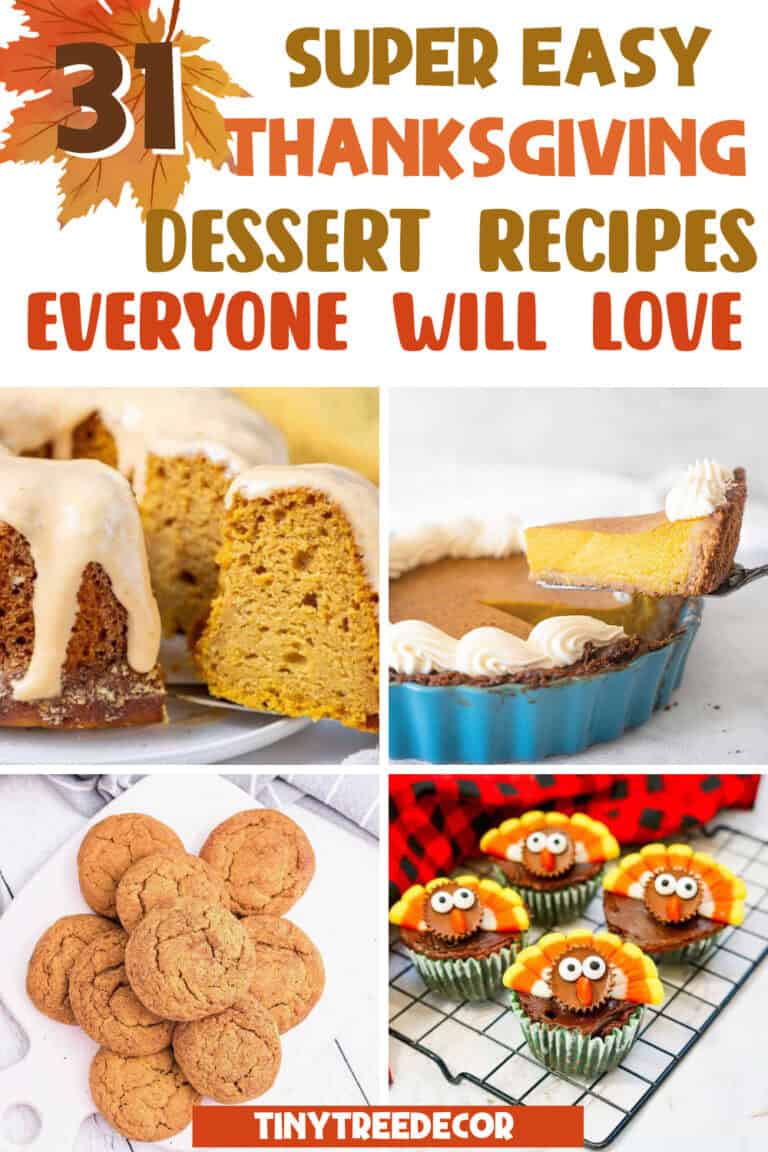 Easy Thanksgiving Dessert Recipes | Tiny Tree Decor 2026